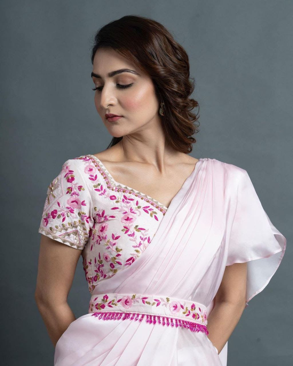 Beautiful Organza Silk Party Wear Saree