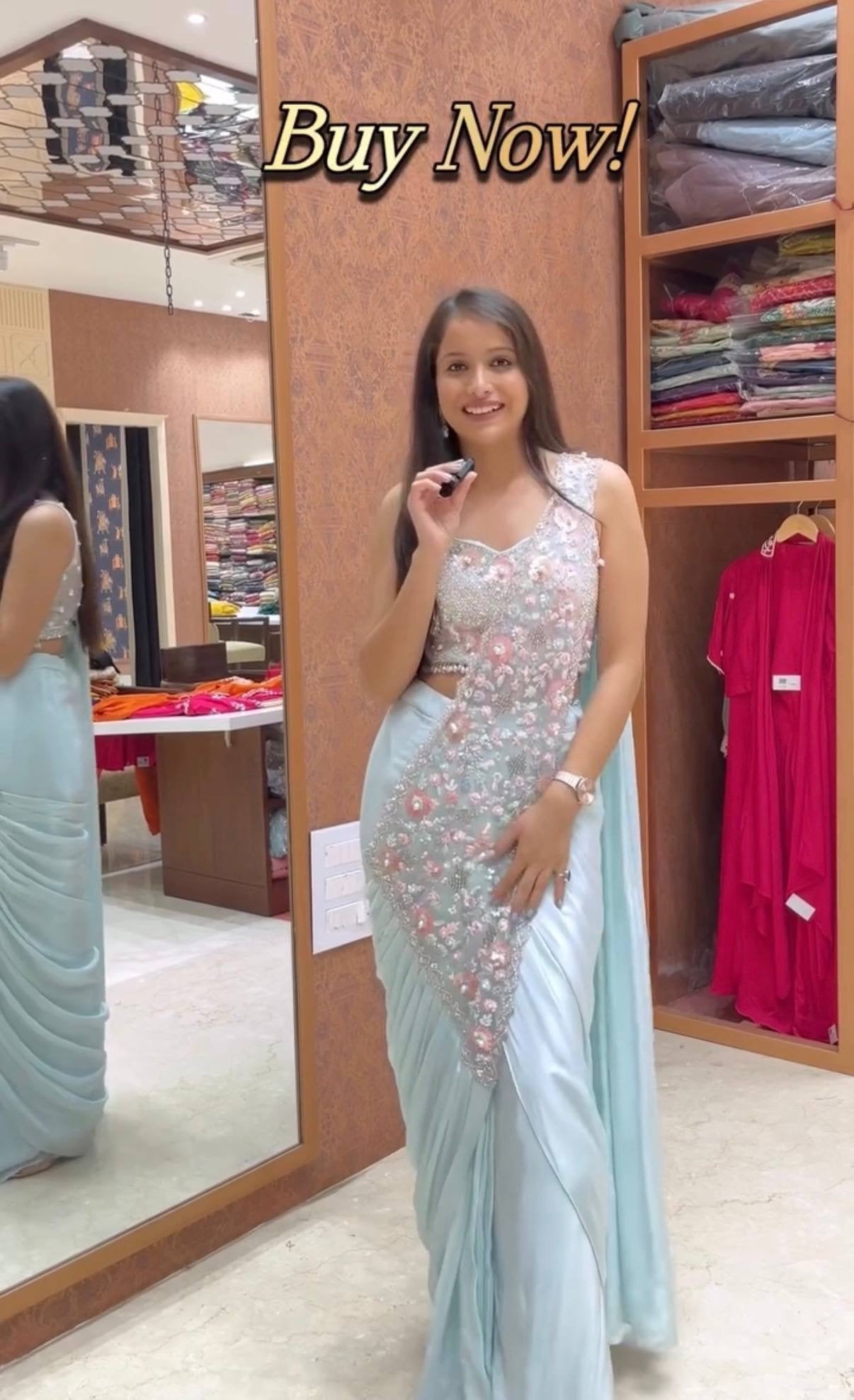NEW SUPERHIT TRENDING READY TO WEAR SAREE ✨