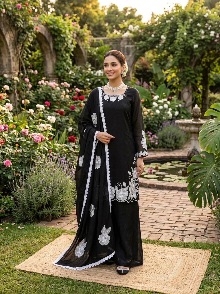 exclusive 3-piece set – crafted for comfort, stitched with grace