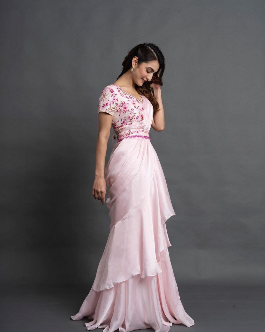 Beautiful Organza Silk Party Wear Saree