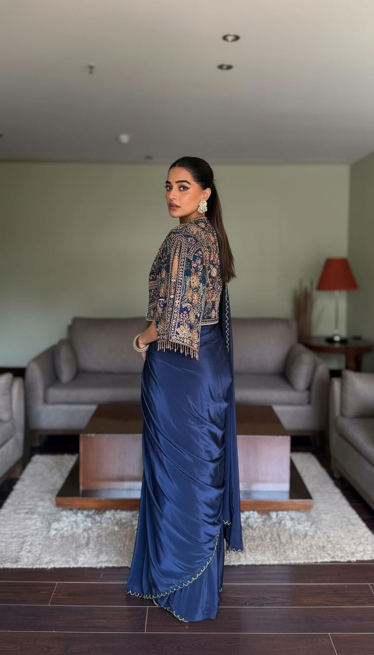 NEWLY LAUNCHED READY TO WEAR LEHENGA SAREE DESIGN SET 💐💙