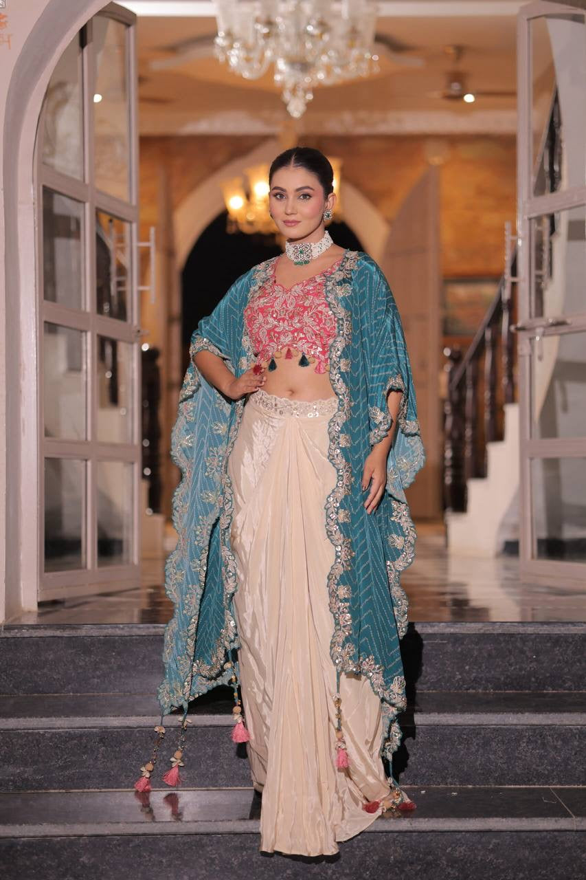 NEW THREE PIECE WESTERN OUTFIT FOR TRENDY WEDDING SEASON