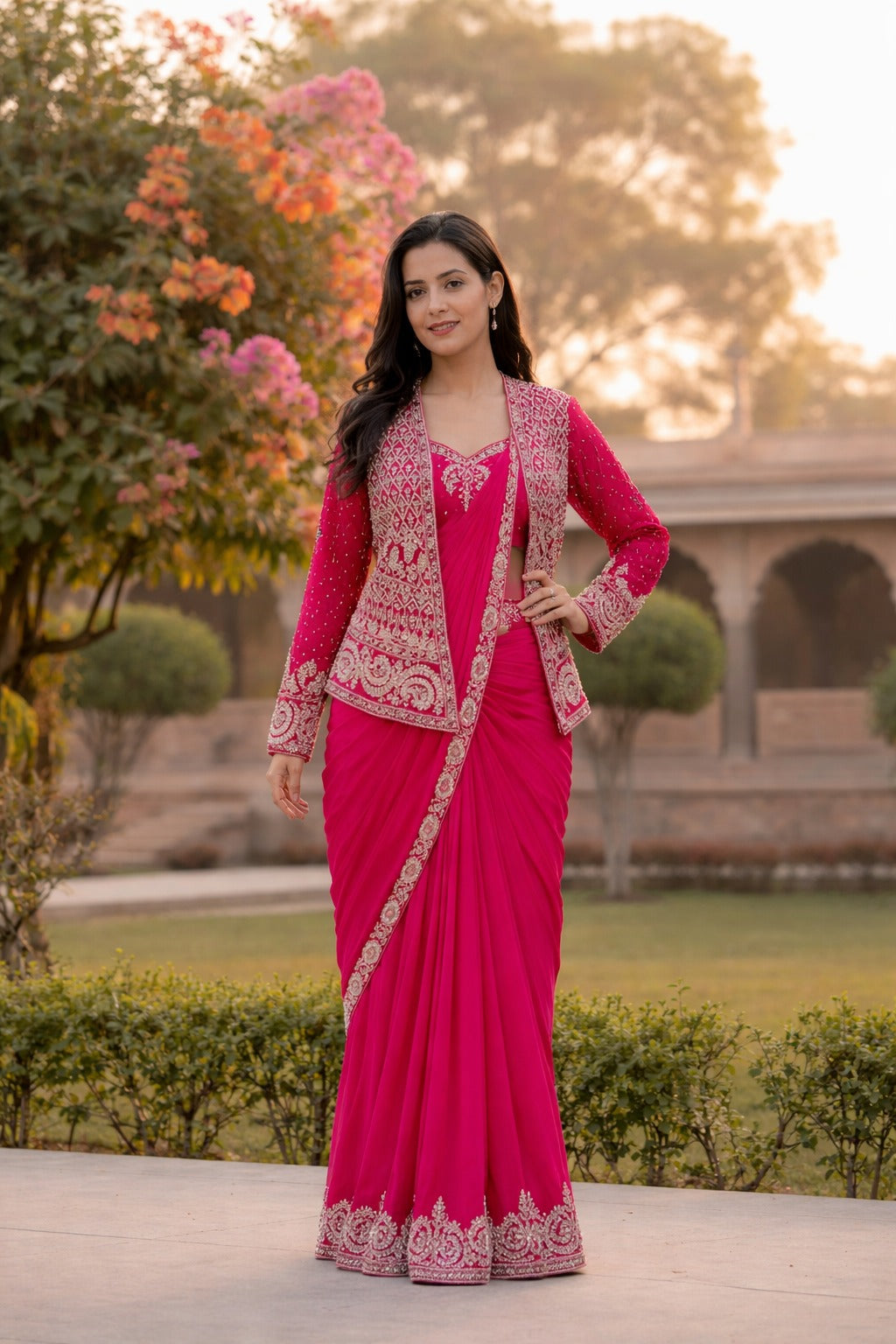 luxury with this premium ready-to-wear saree
