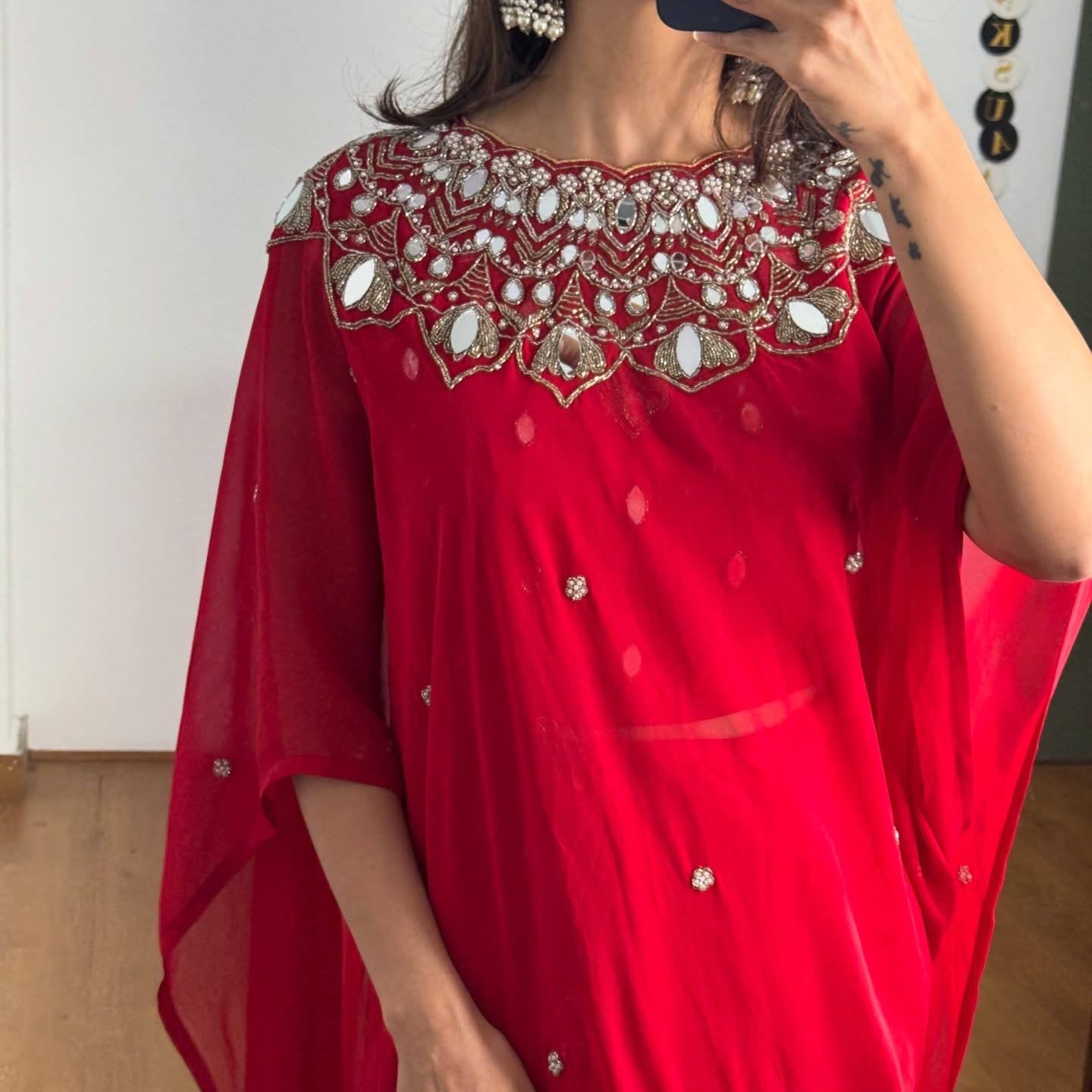EXCLUSIVE 2 STYLES HAND WORKED DRAPE SAREE