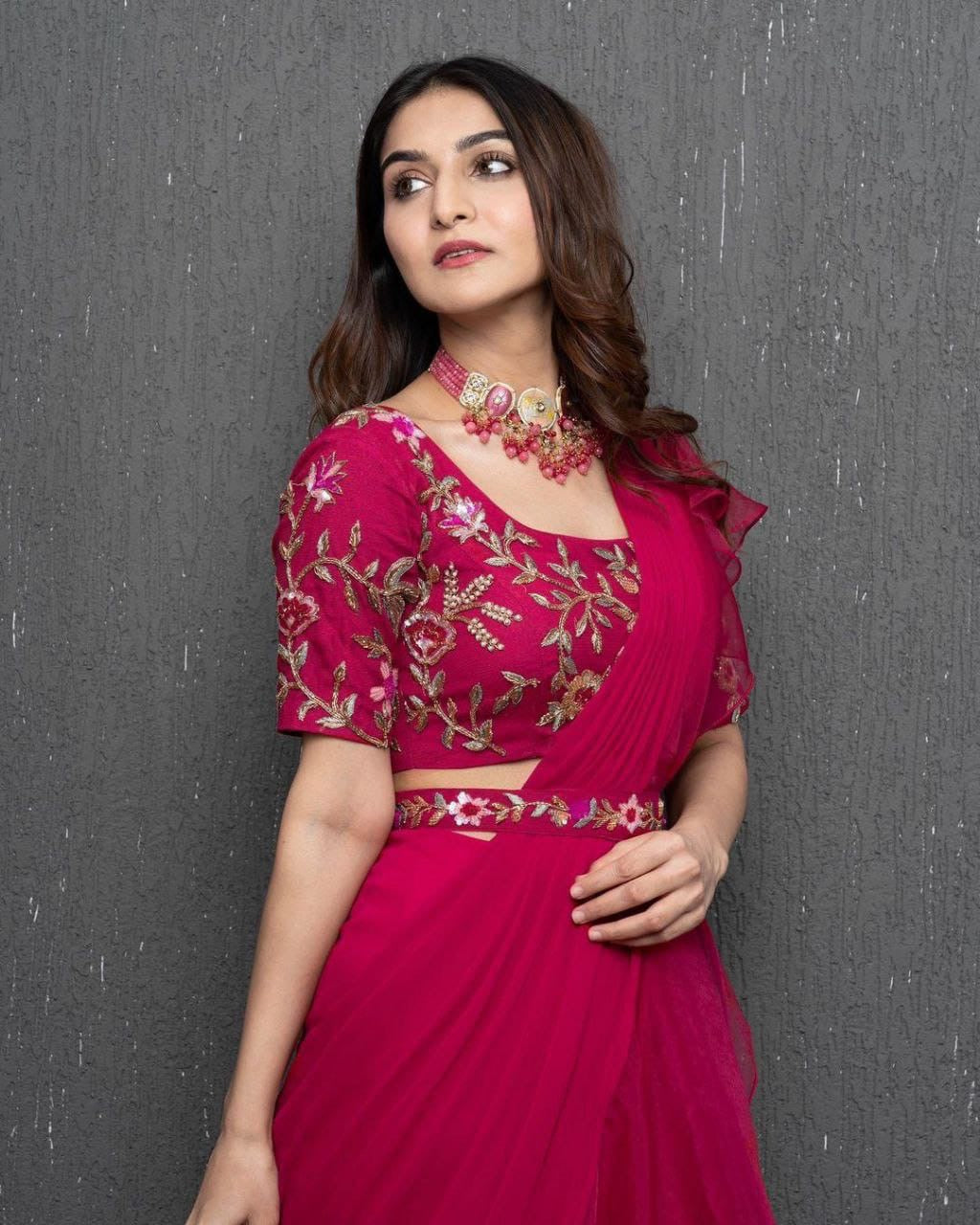 Beautiful Organza Silk Party Wear Saree