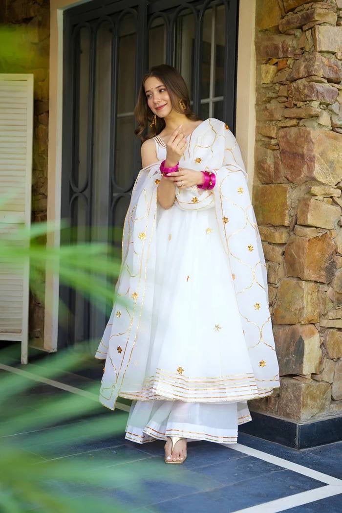👗 PREMIUM READYMADE ANARKALI SUIT SET [3 PCS]