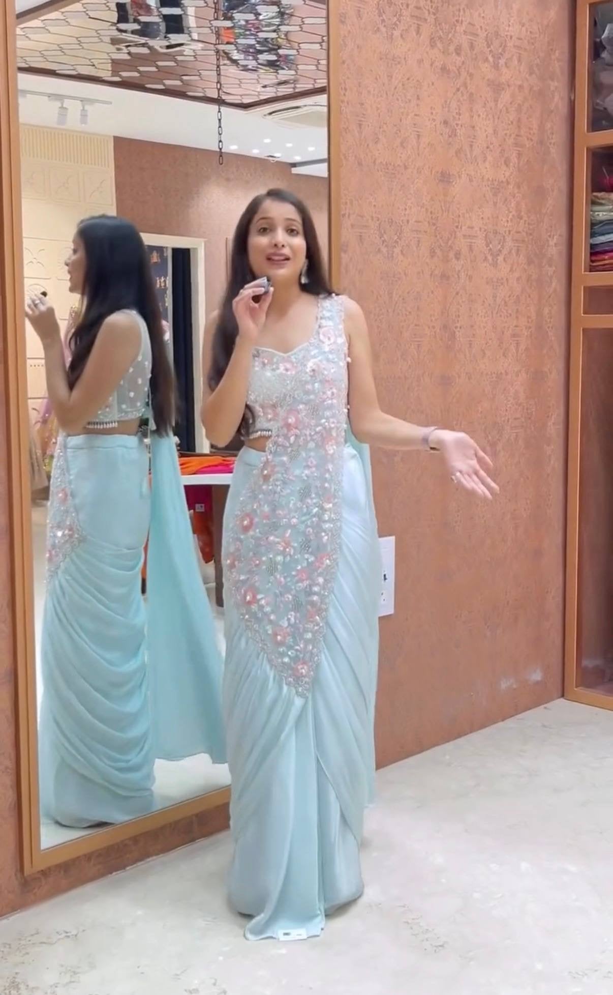 NEW SUPERHIT TRENDING READY TO WEAR SAREE ✨