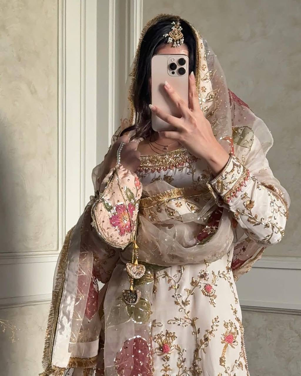 DESIGNER HEAVY CHINON WITH SEQUANCE EMBROIDERY WORK SUIT WITH PLAZZO AND DUPATTA