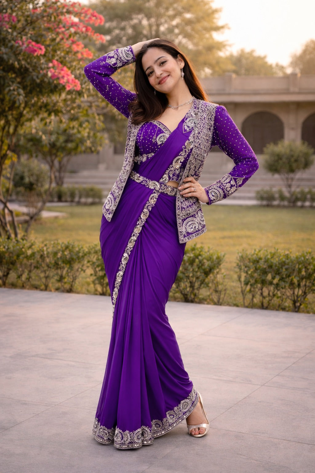 luxury with this premium ready-to-wear saree