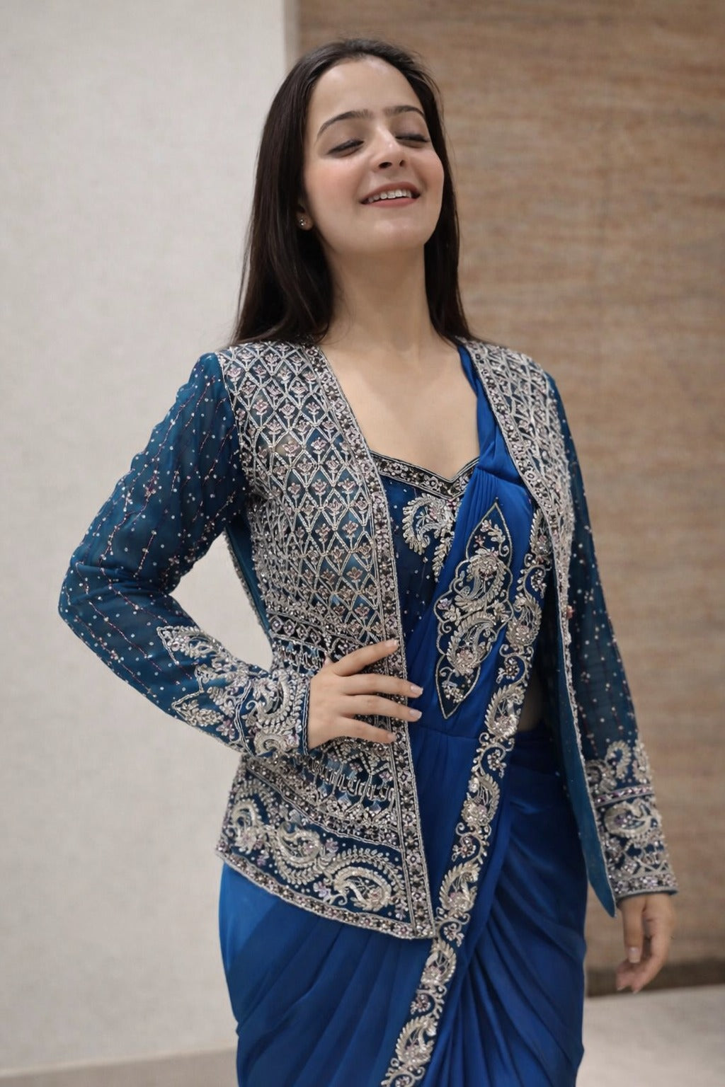 luxury with this premium ready-to-wear saree