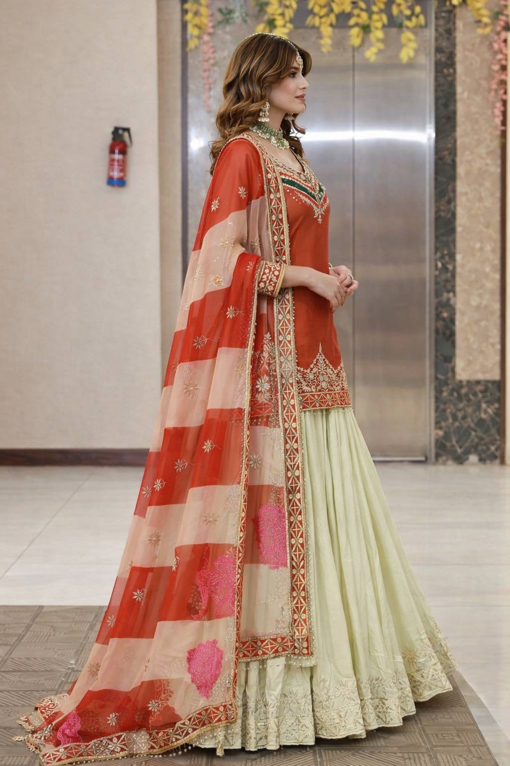 New Designer Party Top Lehenga & Dupatta Set👗
