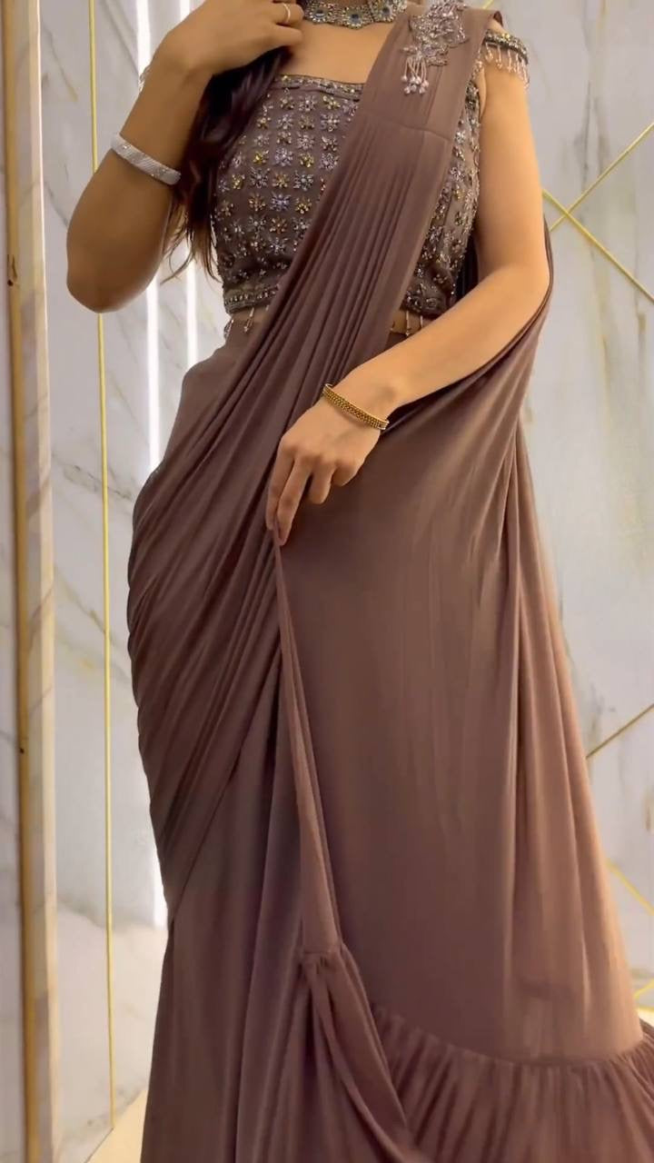 NEW FANCY READY TO WEAR FAUX GEORGETTE