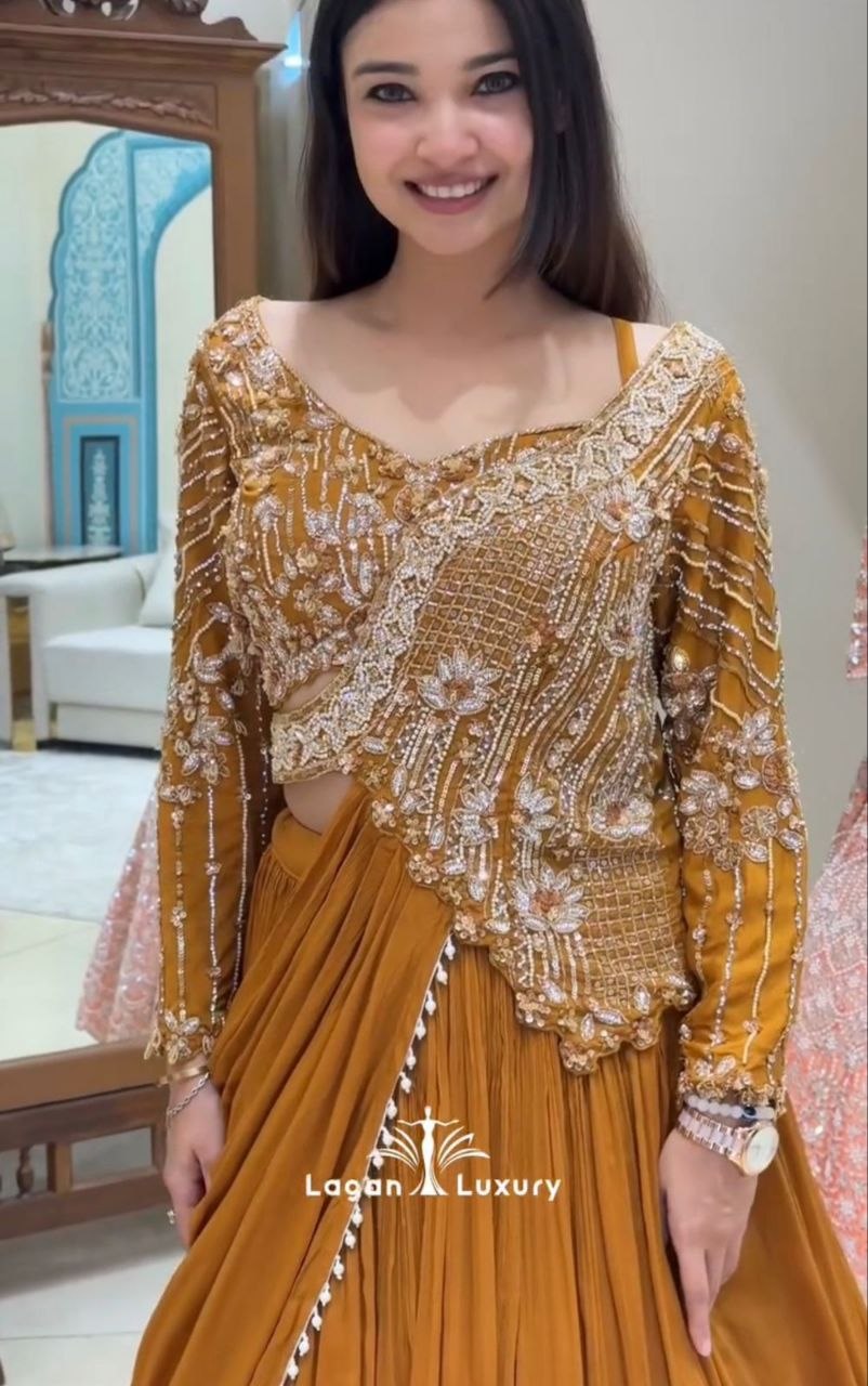 New Launching Embroidery Work Lehenga Choli