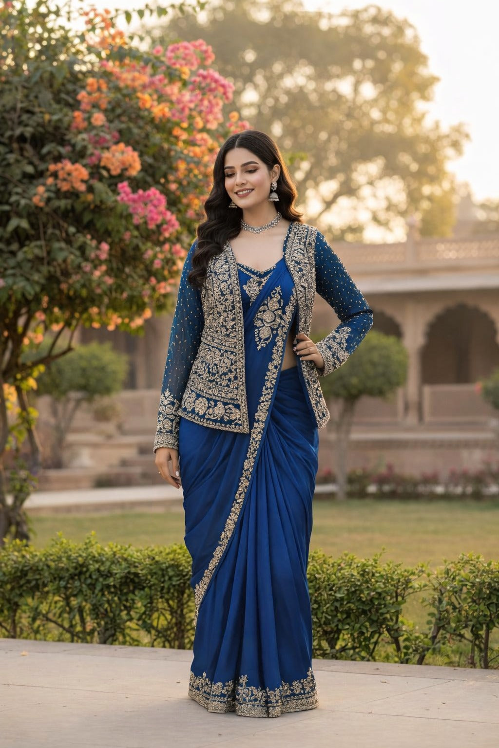 luxury with this premium ready-to-wear saree
