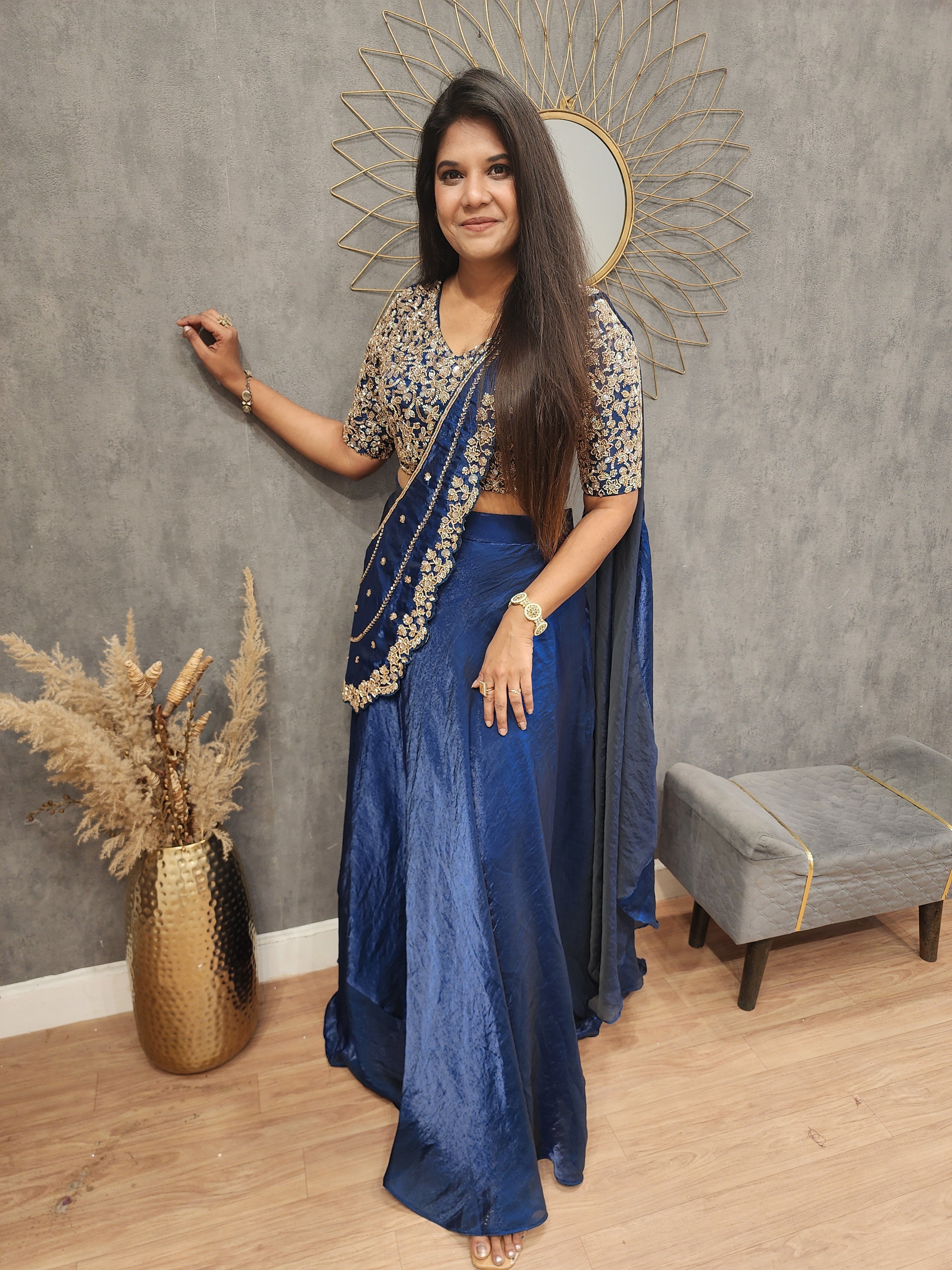 New Launching Embroidery Work Lehenga Choli😍
