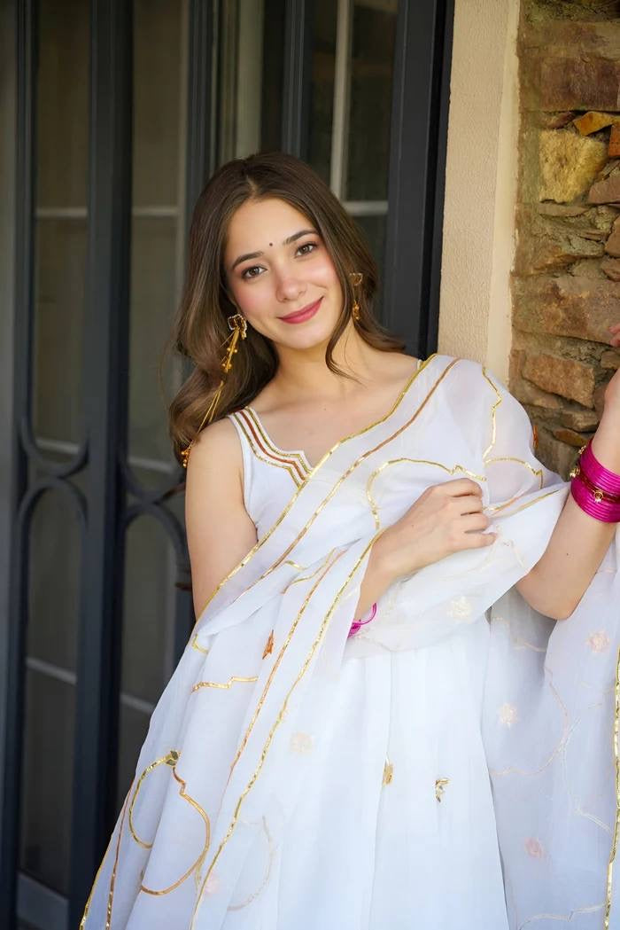 👗 PREMIUM READYMADE ANARKALI SUIT SET [3 PCS]