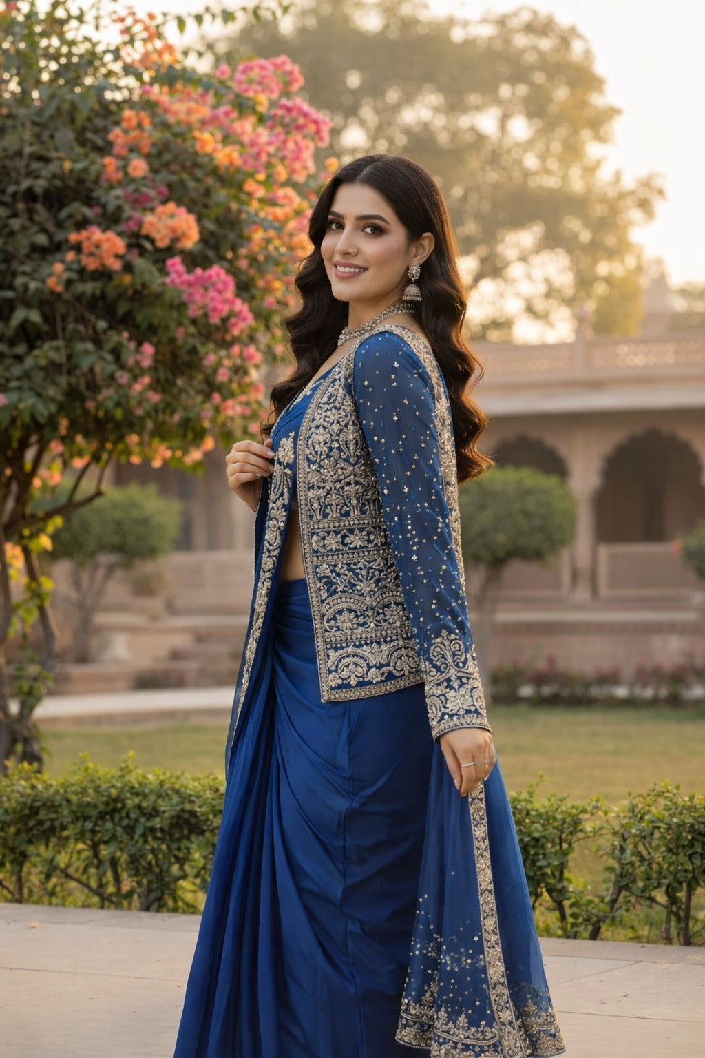 luxury with this premium ready-to-wear saree