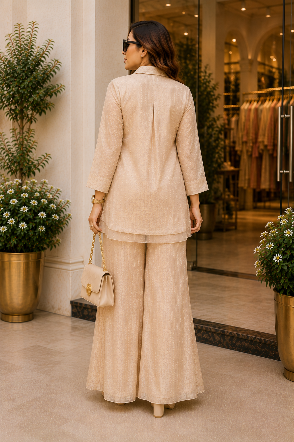 Festive Wear Co-ord Set with Hand Work