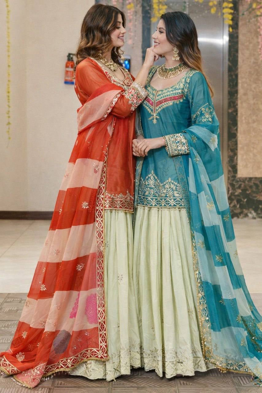 New Designer Party Top Lehenga & Dupatta Set👗