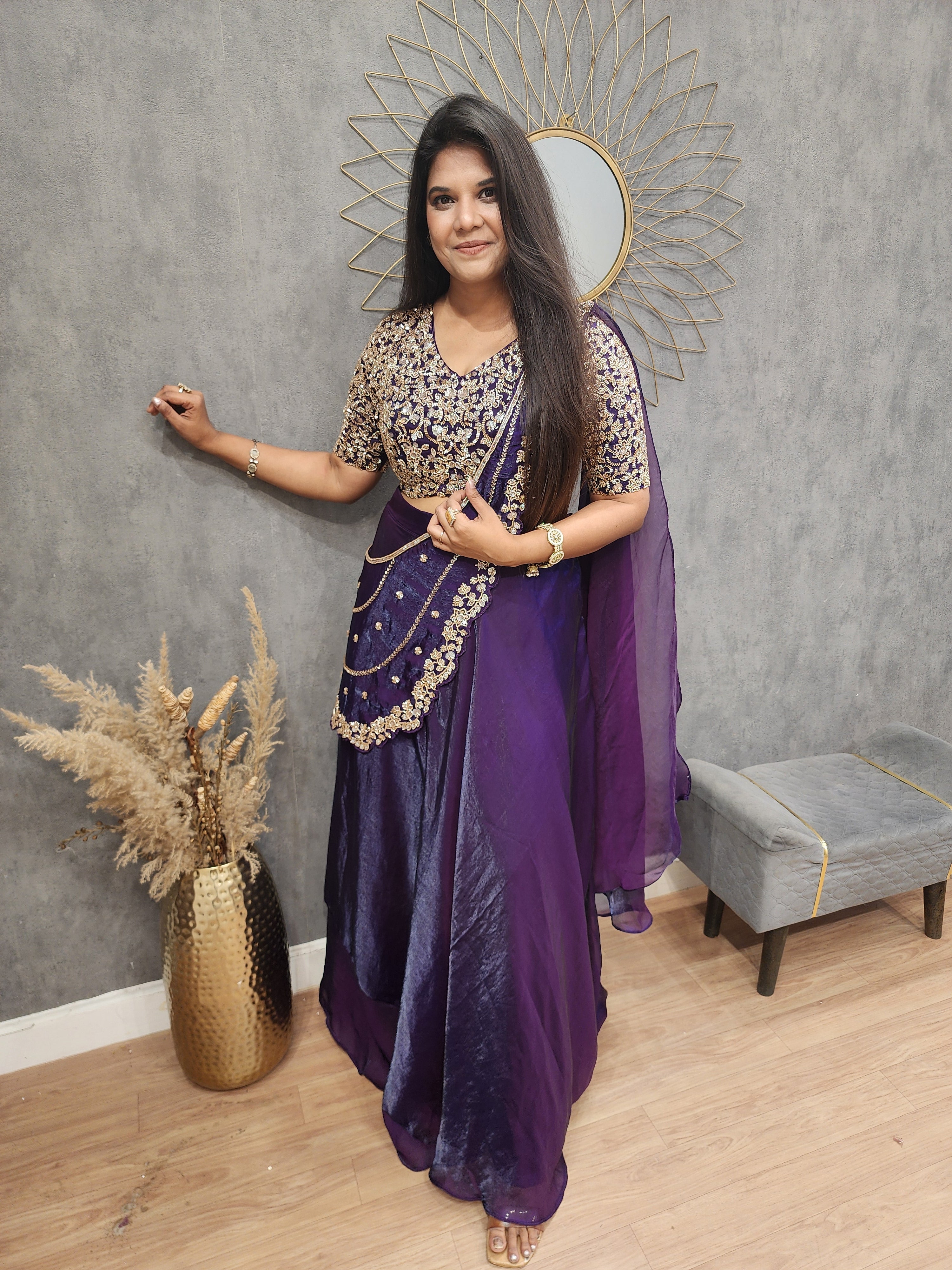 New Launching Embroidery Work Lehenga Choli😍