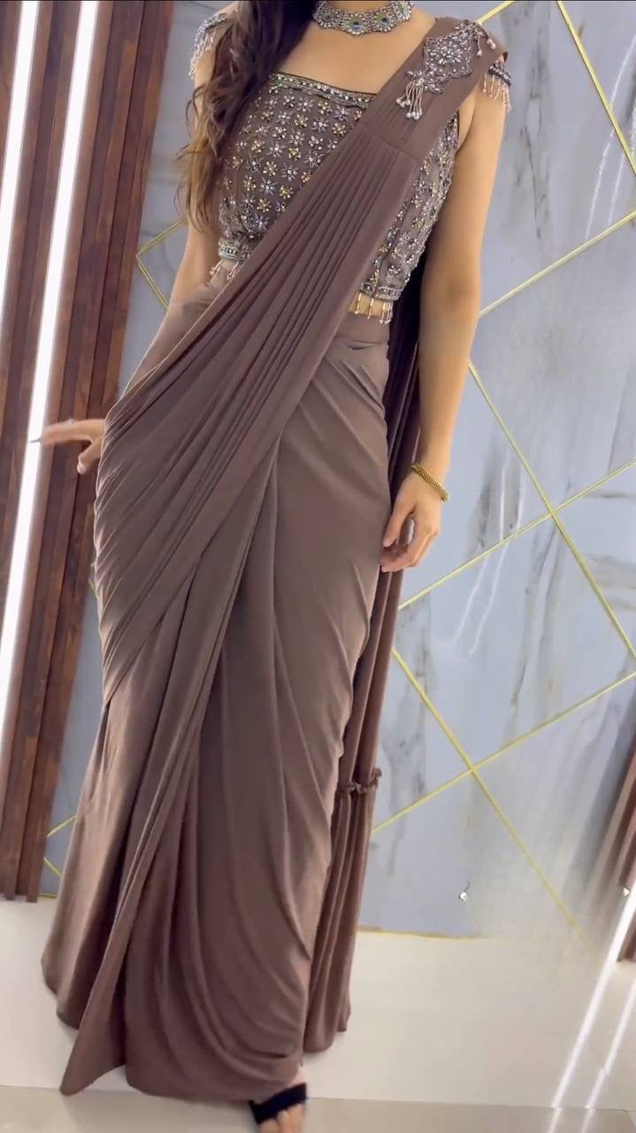 NEW FANCY READY TO WEAR FAUX GEORGETTE