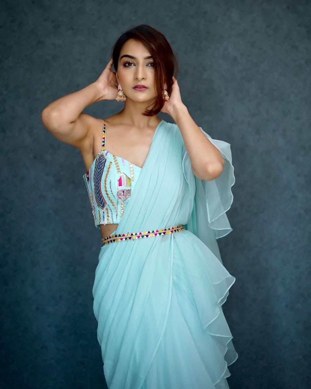 Beautiful Organza Silk Party Wear Saree