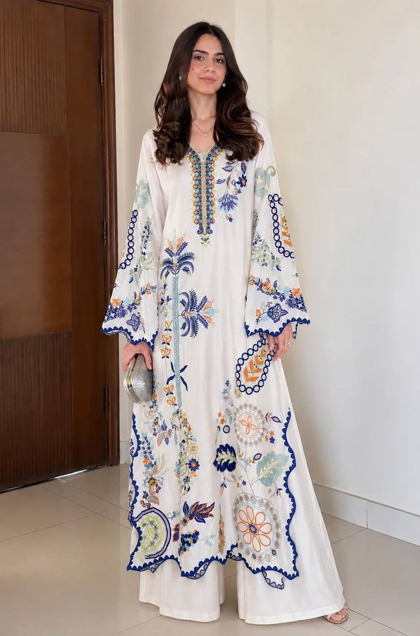 Designer Kurti with Pant & Dupatta