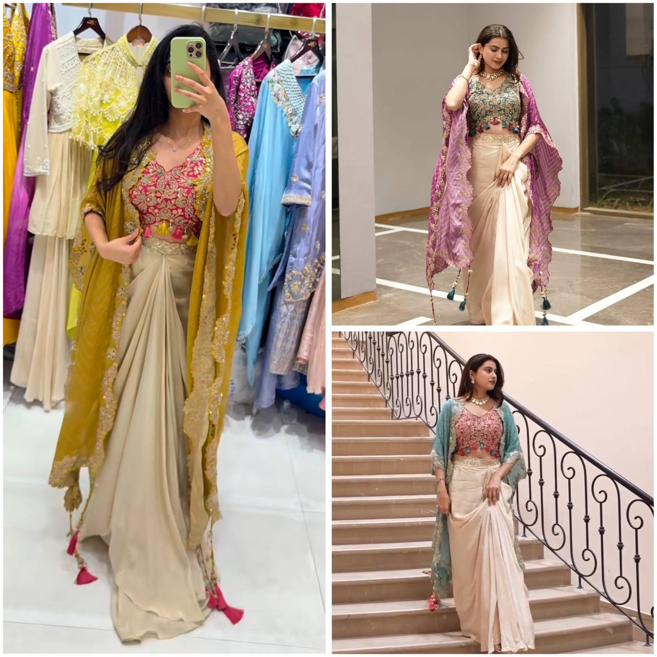 NEW THREE PIECE WESTERN OUTFIT FOR TRENDY WEDDING SEASON