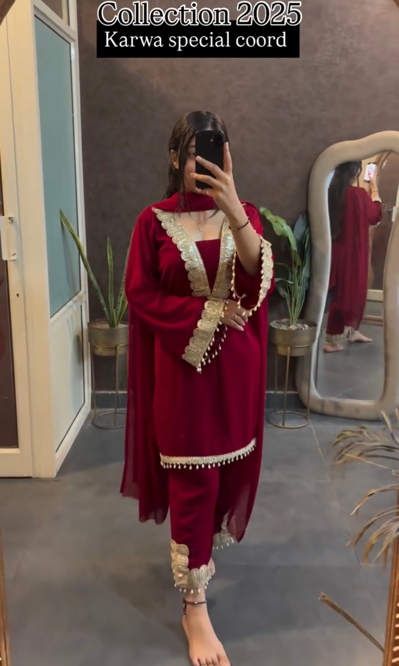 Elegant Georgette Kurta with Pant Set