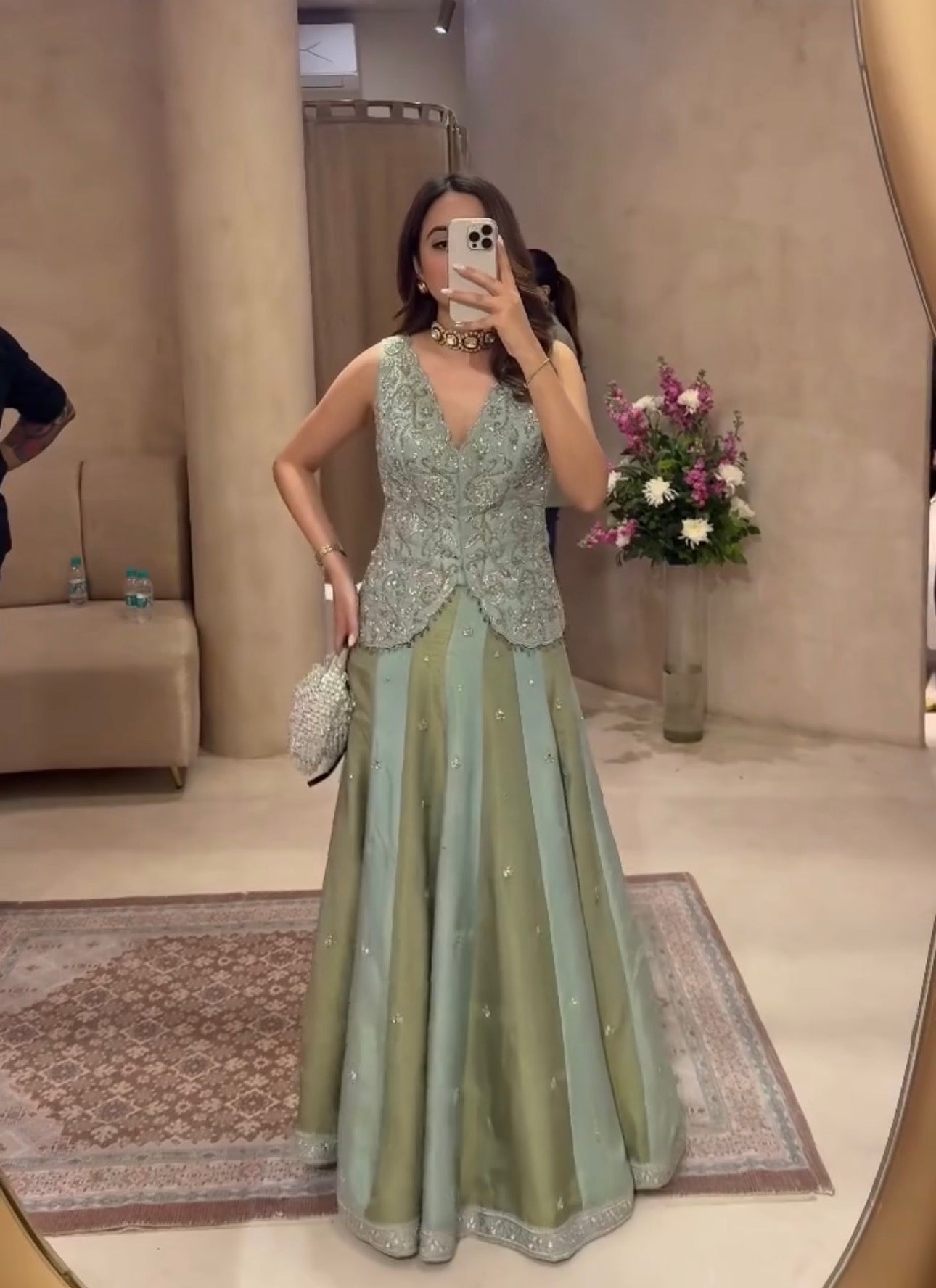 Ruhika Designer Embroidered Party Wear Lehenga