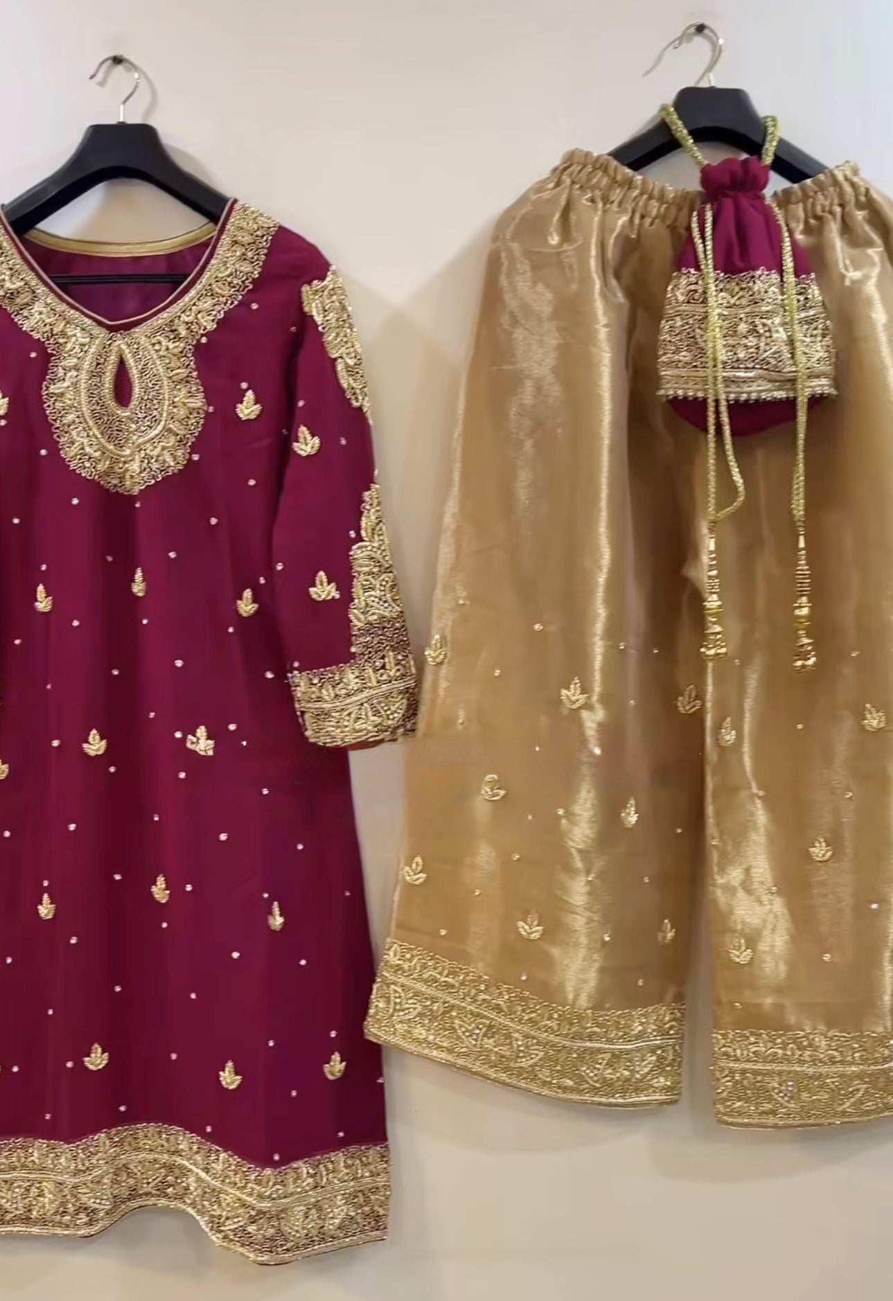 Designer Party Wear Top Plazo Set with Embroidery Sequins Work & Dupatta