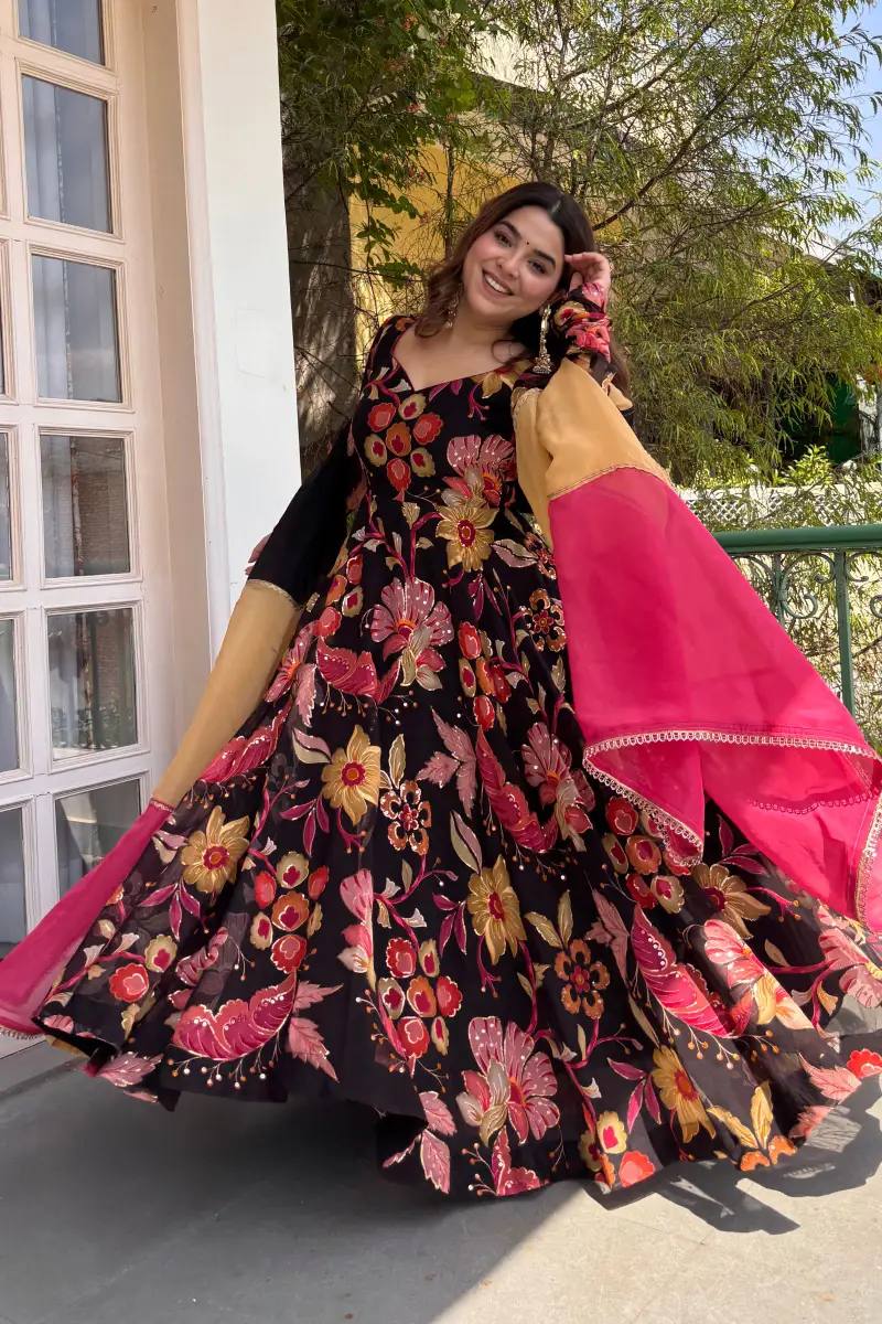 Aafreen Floral Royale Anarkali