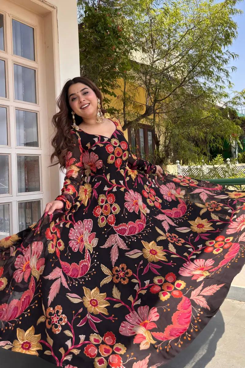 Aafreen Floral Royale Anarkali