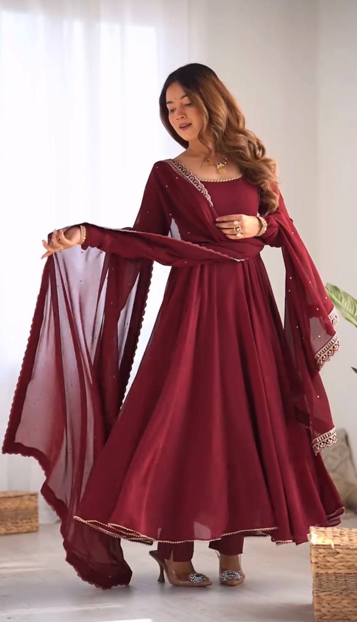 Premium Designer Anarkali Suit Set