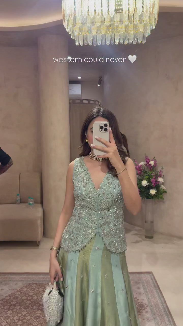 Ruhika Designer Embroidered Party Wear Lehenga
