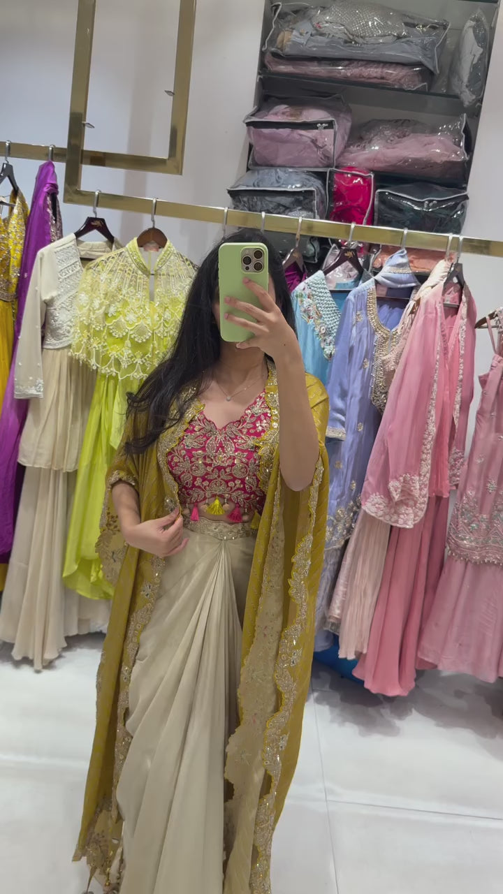 NEW THREE PIECE WESTERN OUTFIT FOR TRENDY WEDDING SEASON